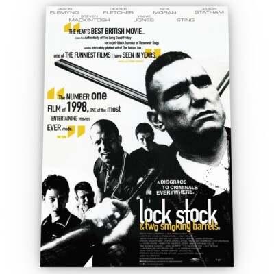 Lock Stock & Two Smoking Barrels Movie Poster Satin High Quality A1 A2 A3