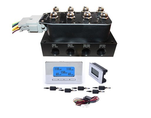 V Accurate VU4 Solenoid Valve Manifold Air Suspension Digital Pressure Display V Accurate VU4 Solenoid Valve Manifold Air Suspension Digital Pressure Display