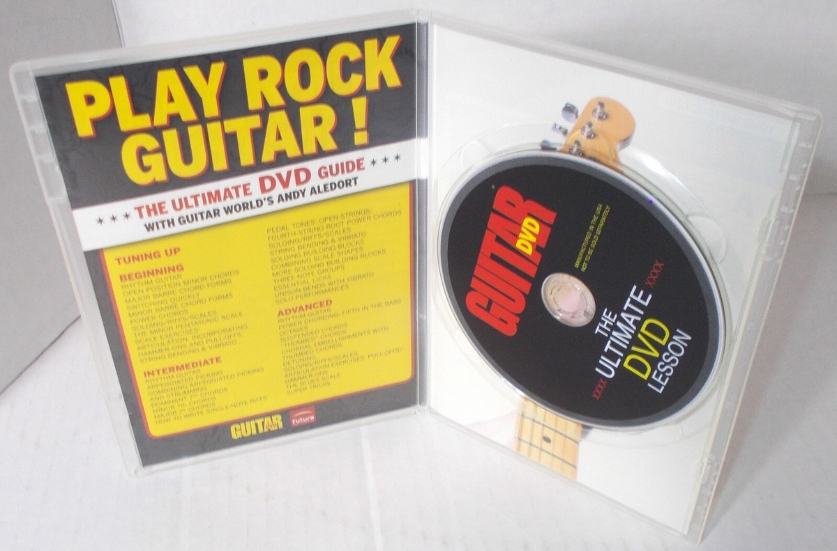 Guitar World PLAY ROCK GUITAR ULTIMATE DVD GUIDE all styles
