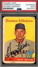 Harmon Killebrew Baseball Cards, Rookie Card and Autographed Memorabilia Guide 34