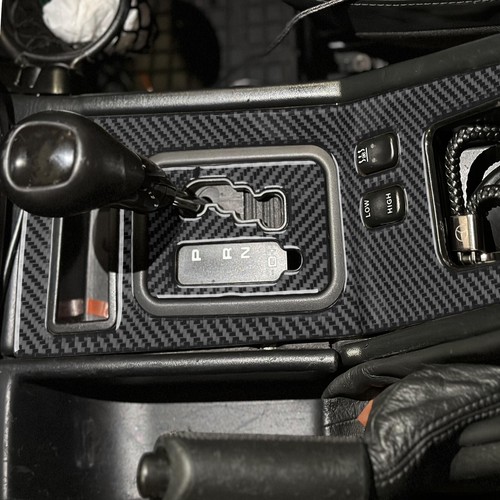 Panel de cambio de marchas de consola de fibra de carbono 2 piezas para Benz Clase G W463 G63 04-12 - Imagen 3 de 19