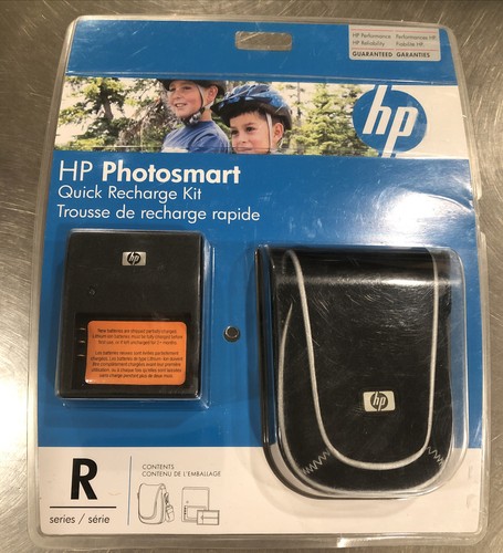 HP Photosmart Quick Recharge Kit for HP R-series Cameras- Case, Battery, Charger