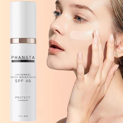  DRMTLGY Anti-Aging Tinted Moisturizer SPF-46   Sheer Face Sunscreen  1.7 oz