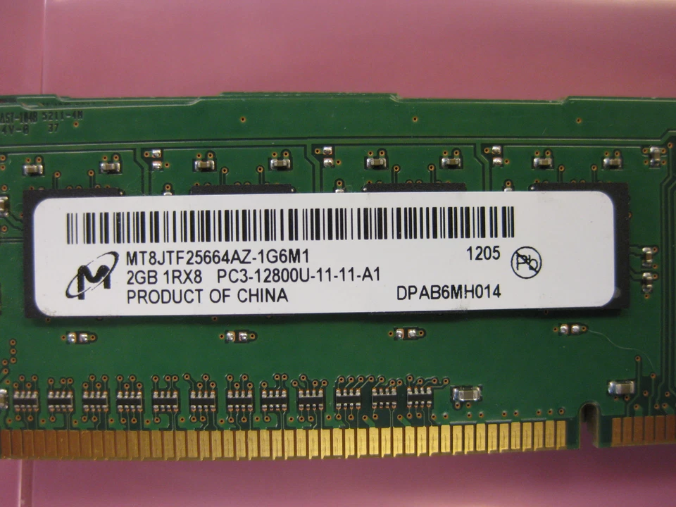 Major Brand ( 2GBx4 ) DDR3 1600MHz PC3-12800u Desktop / PC Memory - Tested - Image 3 of 4