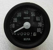 TRIUMPH T20 CUB Speedometer Black Bezel