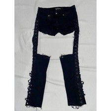 Lip Service customized altered lace up sides jeans Size 26 waist