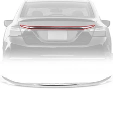 For 2016 2017 Honda Accord Sedan Rear License Garnish Chrome Trim Trunk Molding