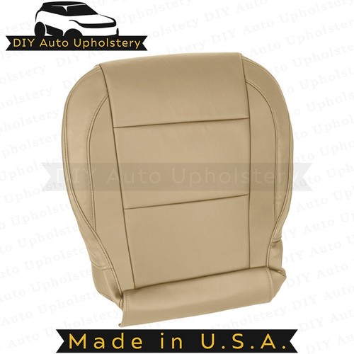 2005-2015 For Nissan Titan Passenger Top/Bottom Leather Seat Covers Tan - Picture 6 of 18