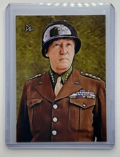 George S. Patton Limited Edition Artist Signed “US General” Trading Card 4/10