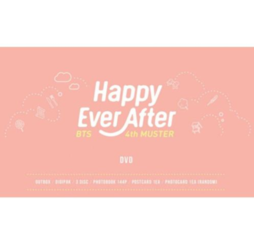 BTS 4th Muster Happy Ever After DVD Ver 3 Full Package with Free Gifts