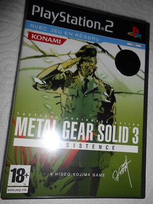 Metal Gear Solid 3: Subsistence – Édition Limitée – Sony PS2 (neuf, Sous Cellophane)