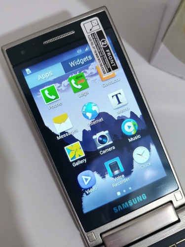 99%N EW Samsung G-9098 Dual SIM Unlcoked 3G Android-powered flip phone - Picture 8 of 16