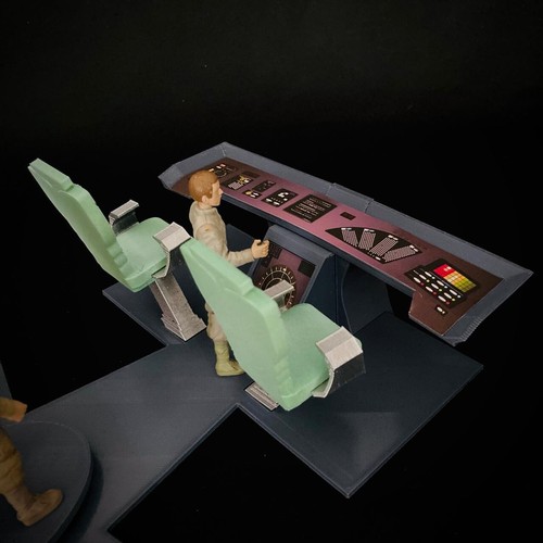 EE. UU. Consola central de control Enterprise Bridge para diorama de figura de 3,75 pulgadas (1:18) - Imagen 4 de 8