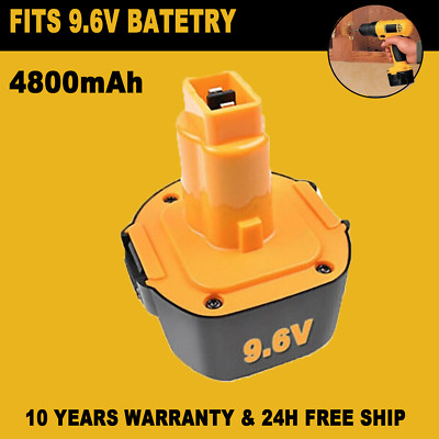 9.6V 4.8Ah NI-CD Battery for DEWALT DW9061 DW9062 DE9036 DE9061 DC750 DW926 DW90