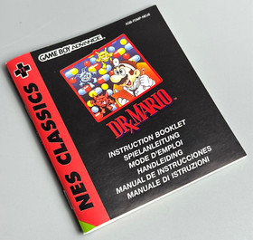 Jeu Dr Mario nes classics sur Nintendo Game Boy Advance GBA