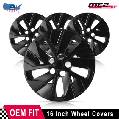 16'' Steel Wheel Hub Covers Full Rim Snap-On Hubcaps for 2019-2023 Nissan Altima