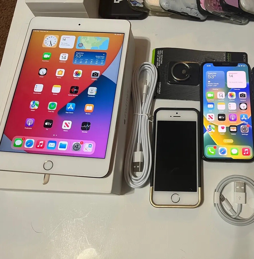 Jailbroken Apple iPhone X 256gb & iPad Mini 4 & 4x Apple