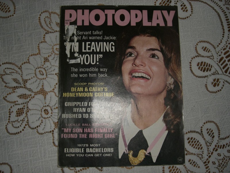 Photoplay Magazine - March 1972 - Jackie Kennedy, Lucille Ball, Elvis Presley