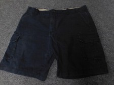 Izod Mens Cargo Shorts 40 blue straight chino