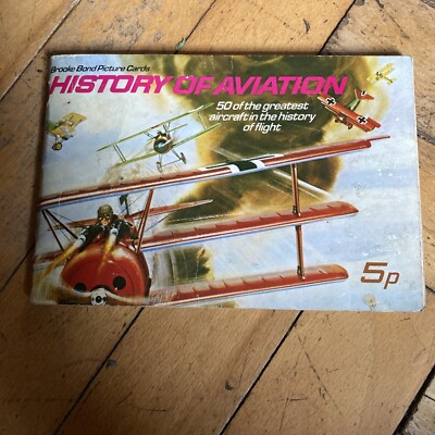 PG Tips Brooke Bond Tea Cards Album-History Of Aviation-38/50 Cards 1972 -