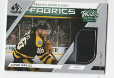 HOCKEY NHL 23/24 SPGU  DAVID KREJCI  2023 NHL WINTER CLASSIC FABRICS #WC-7