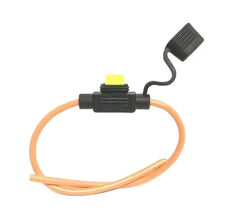 12 Gauge WATERPROOF INLINE BLADE FUSE HOLDER+20AMP Fuse With Cover