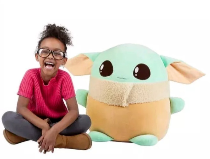 GROGU 20" Jumbo Star Wars Cuutopia  by Mattel Plush Toy Baby Yoda Mandalorian
