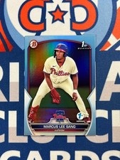 2023 Bowman 1st Edition Sky Blue Foil Marcus Lee Sang #BPPF-126