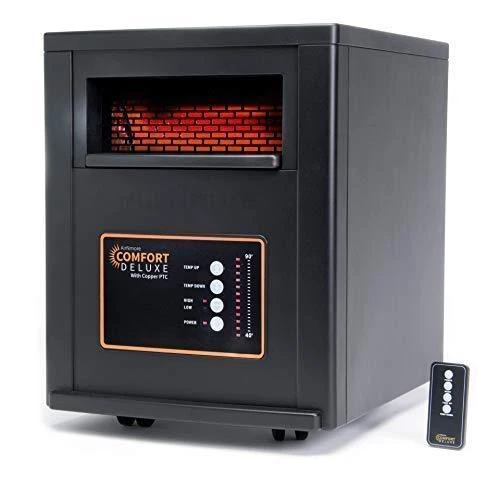 Comfort Deluxe 1500 Classic Copper PTC Infrared Heater - Image 2 of 4