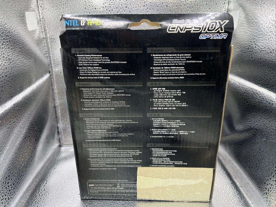 Zalman CNPS10X Optima  CPU Cooler | Intel & AMD Socket 1156/1155/755/FM2/AM3/AM2 - Image 2 of 4