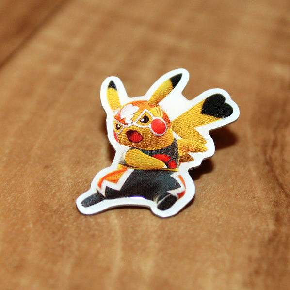 Nintendo Pokkén Tournament Pokemon Tekken Dx Pikachu Promo Pin Wii