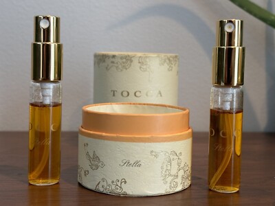 Tocca STELLA Perfume Fragrance Travel Atomizer Refill Spray (x2
