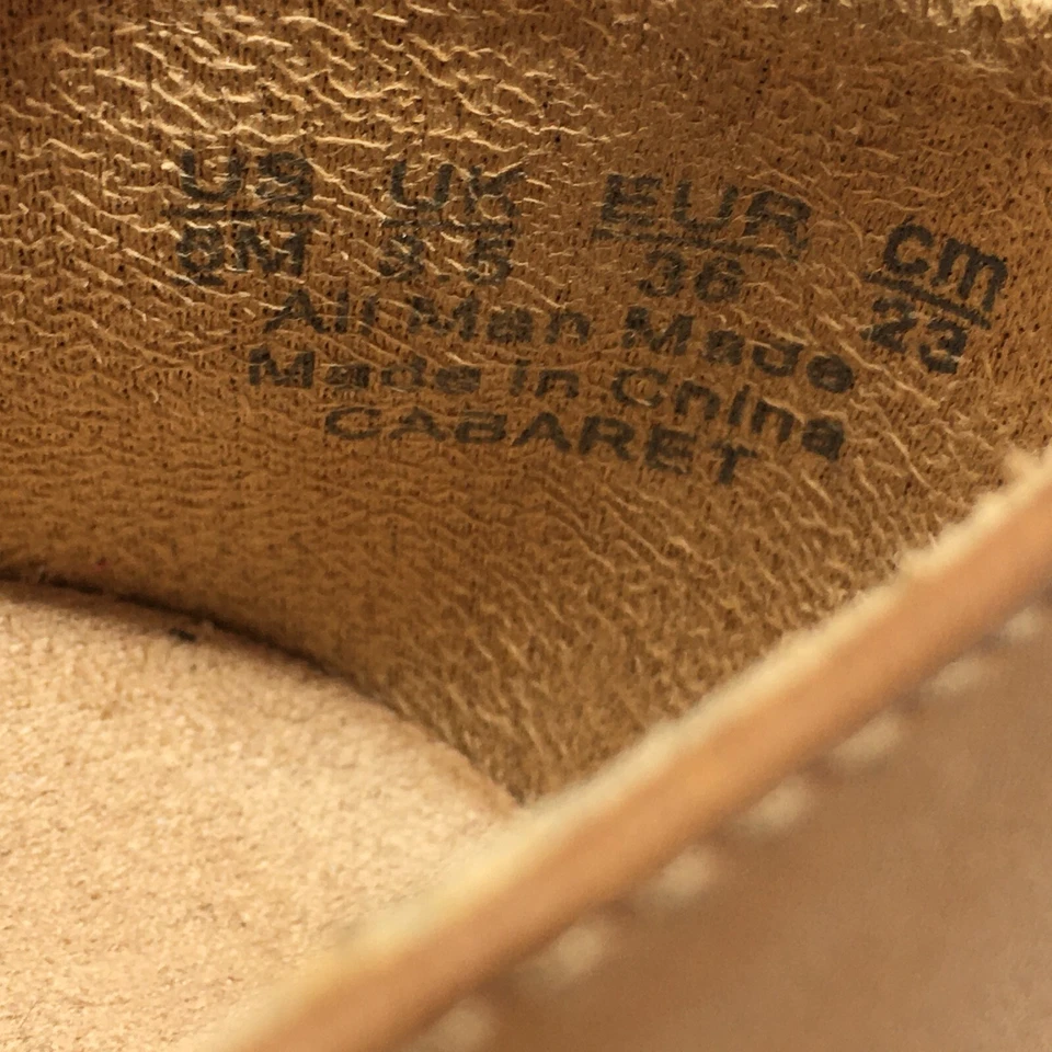 Naturalizer Cabaret Lug Loafers Clogs Shoes Womens Size 6 Brown Leather Slip On - Image 3 of 4