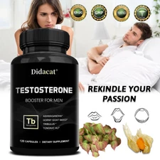 Natural Testosteron Booster - Increase Energy, Improve Muscle Strength & Growth