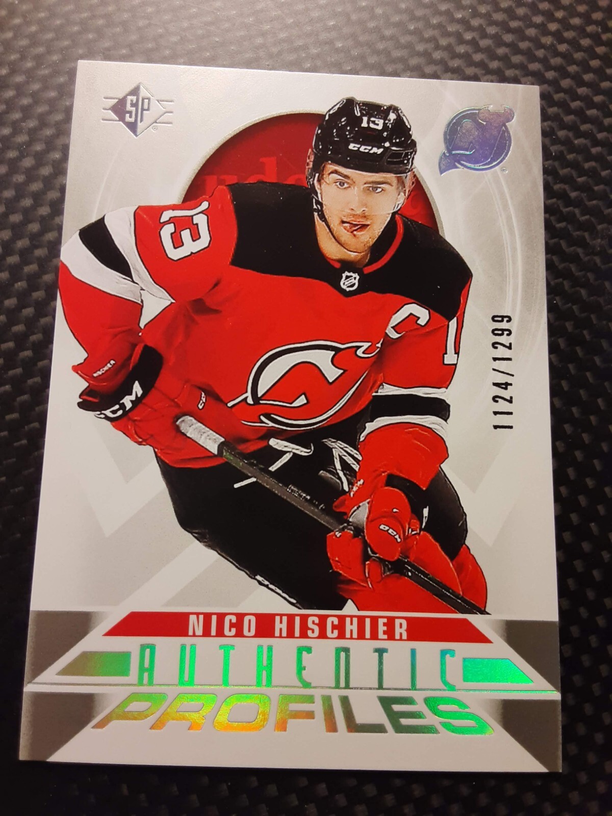2020-21 Upper Deck SP Hockey AUTHENTIC PROFILES Silver Spectrum HISCHIER #AP-5