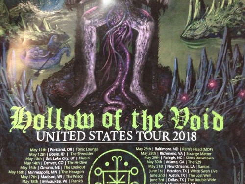 Petrificación Hollow Of The Void PÓSTER PROMOCIONAL 11X17 Portland Black Metal - Imagen 4 de 7