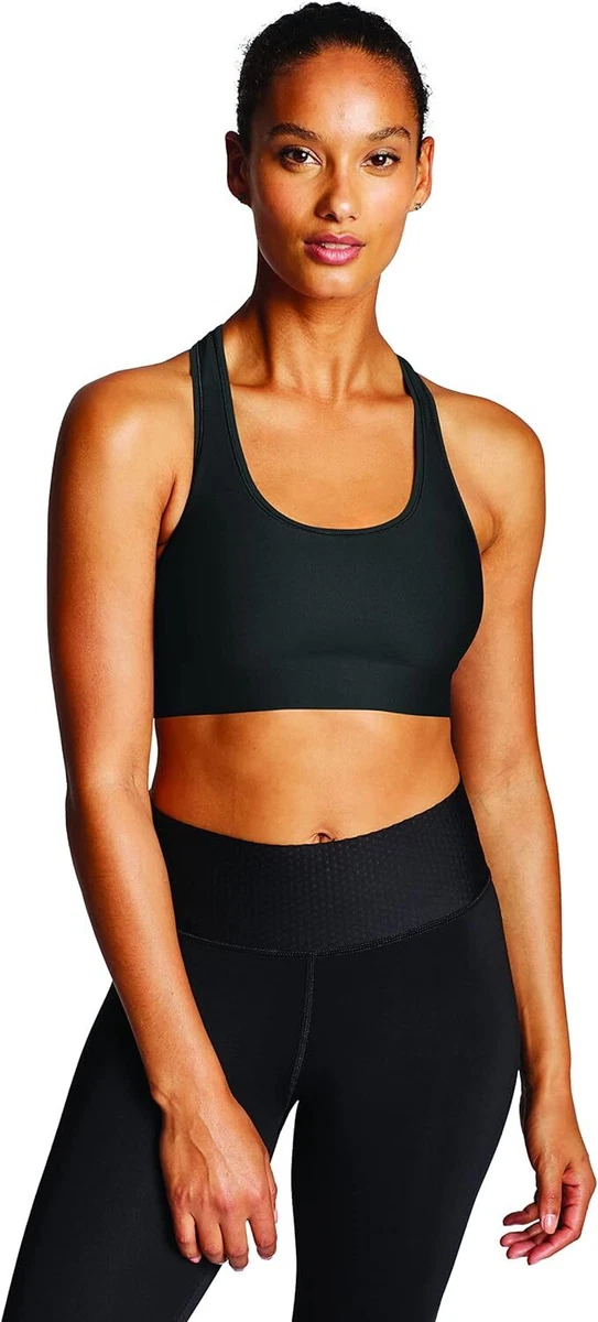 Champion Women's Absolute Sports Bra with SmoothTec Band, Black, X-Large