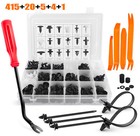 <!--F#f_0-->415Pcs Auto Car Trim Plastic Clips Bumper Rivets Screws Panel Push Fastener Kit<!--F/-->