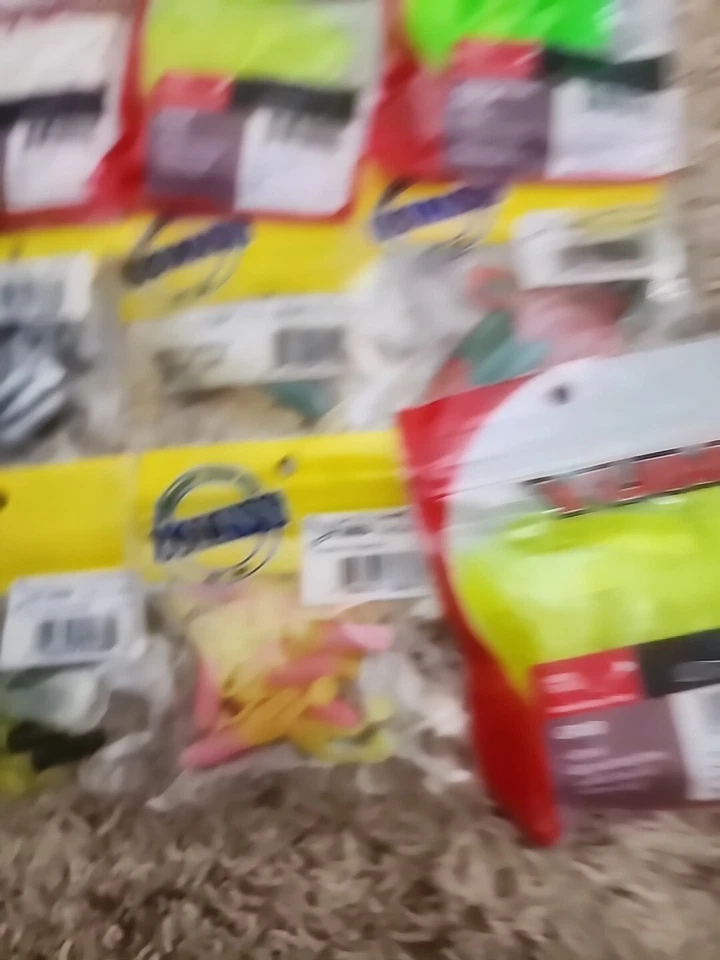 Lote de plásticos blandos mixtos. cebos de l, lubina, panfish (9 lotes) Foto 4 de 4