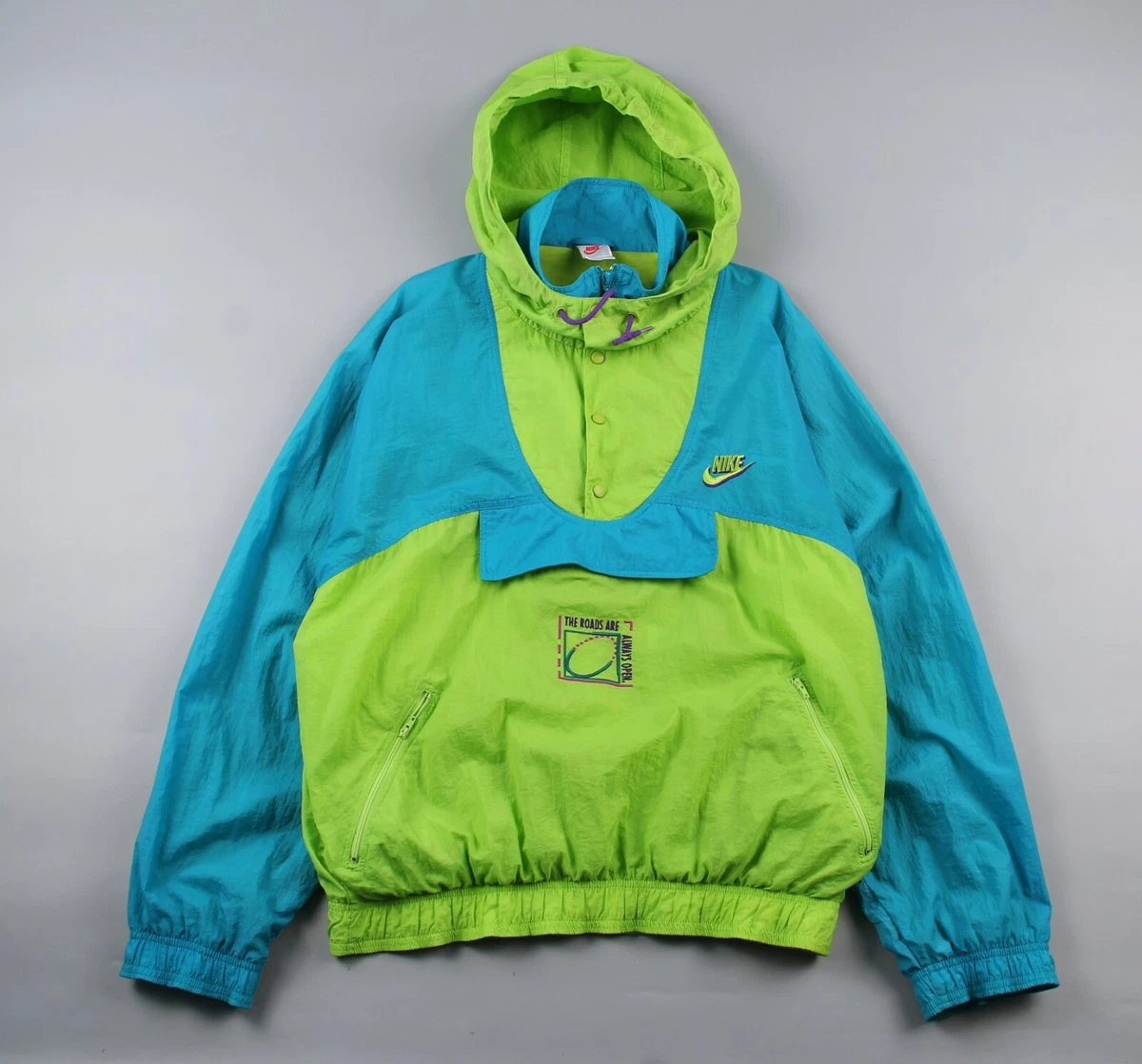 Vintage 90's Nike Anorak zip jacket size XL – Vanished Vintage