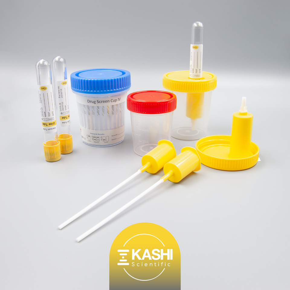 Specimen Collection Adapter Specimen Collection Container w/ Transfer Device, Leak Proof Lid with ...