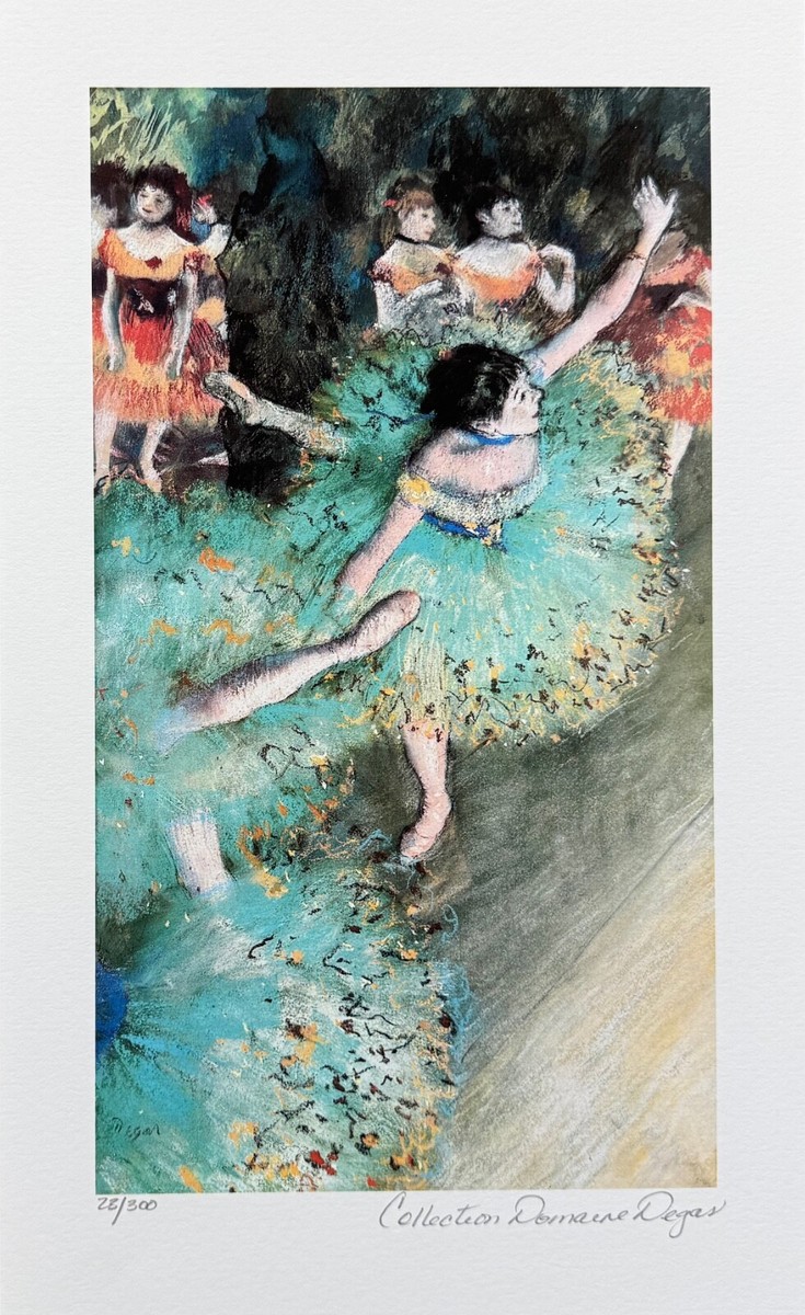 EDGAR DEGAS Danseuses Basculant Estate Signed Limited Edition