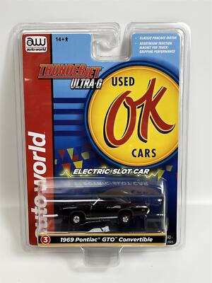 1969 Pontiac GTO Cabrio Thunderjet Ultra G HO Slotcar Auto World SC377-3