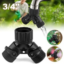 2-Pack 2-Way Garden Hose Splitter,Faucet Adapter 90  Swivel for Outdoor Watering