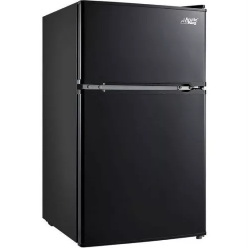 Black 3.2 Cu ft Two Door Compact Mini Fridge with Freezer - Picture 17 of 17