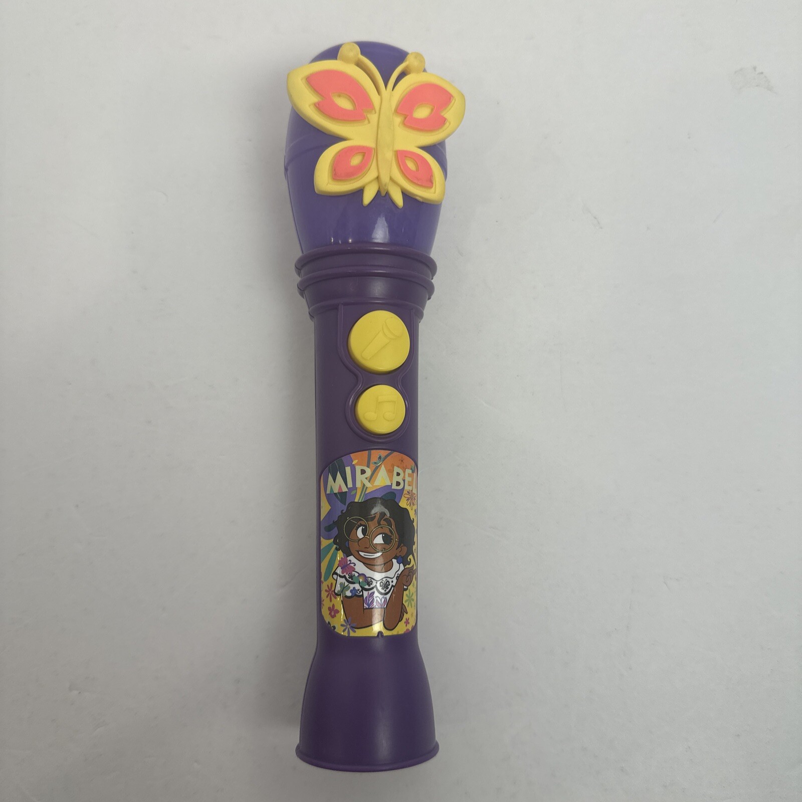 Disney Encanto Toy Microphone for Kids, Built-in Music and Flashing Lights BX-D
