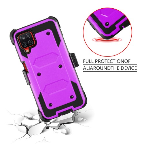 Cover für Samsung Galaxy A12 6,5 Zoll Strapazierfähige Hülle Eingebaute Displayschutzfolie - Bild 18 von 29