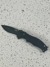 SOG Vulcan Mini VG-10 Seki Japan Arc Lock Black Folding Pocket Knife—