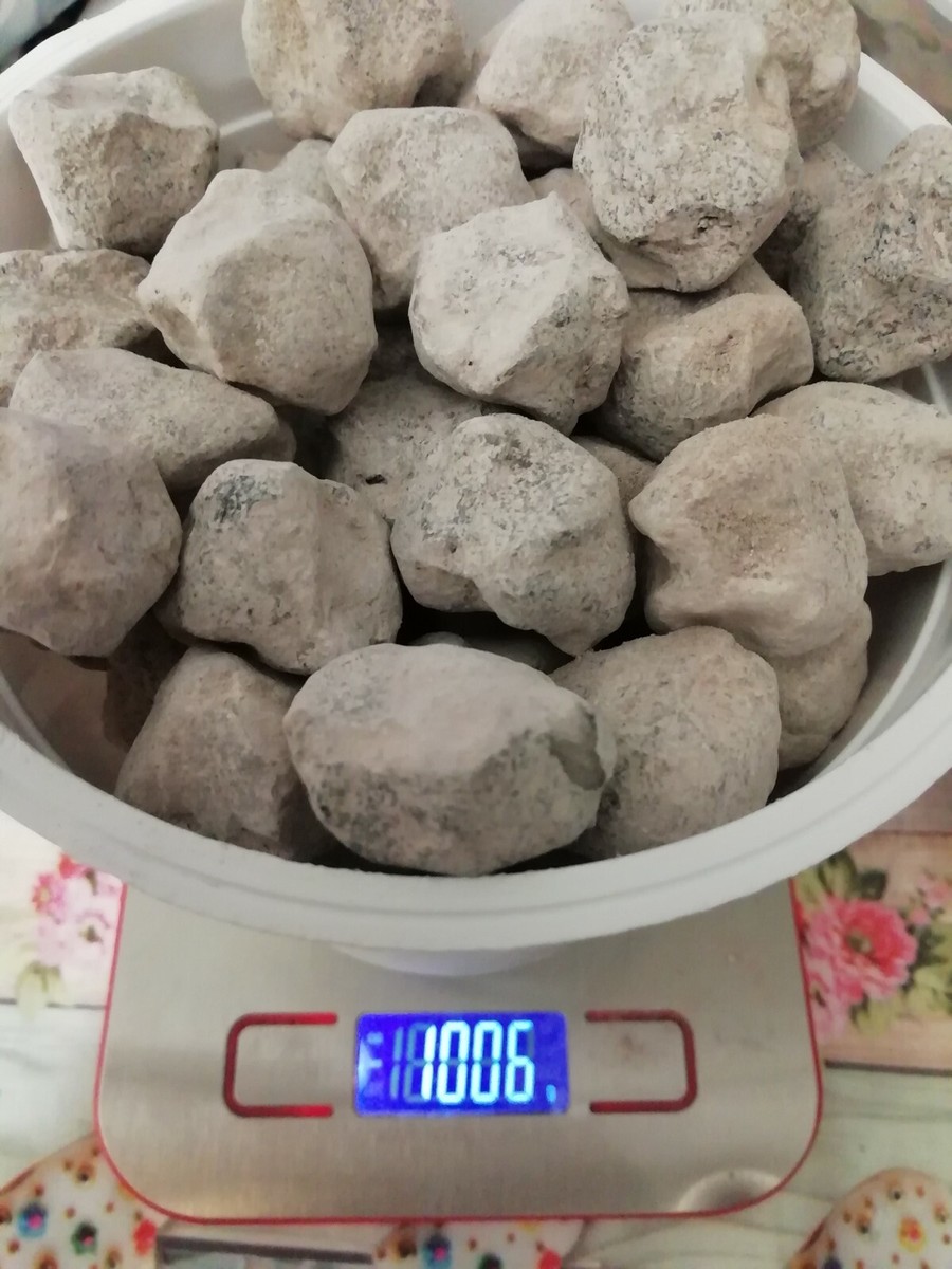 Salted Smoked Edible Nzu Clay from SE Nigeria Imo State 1.5kg