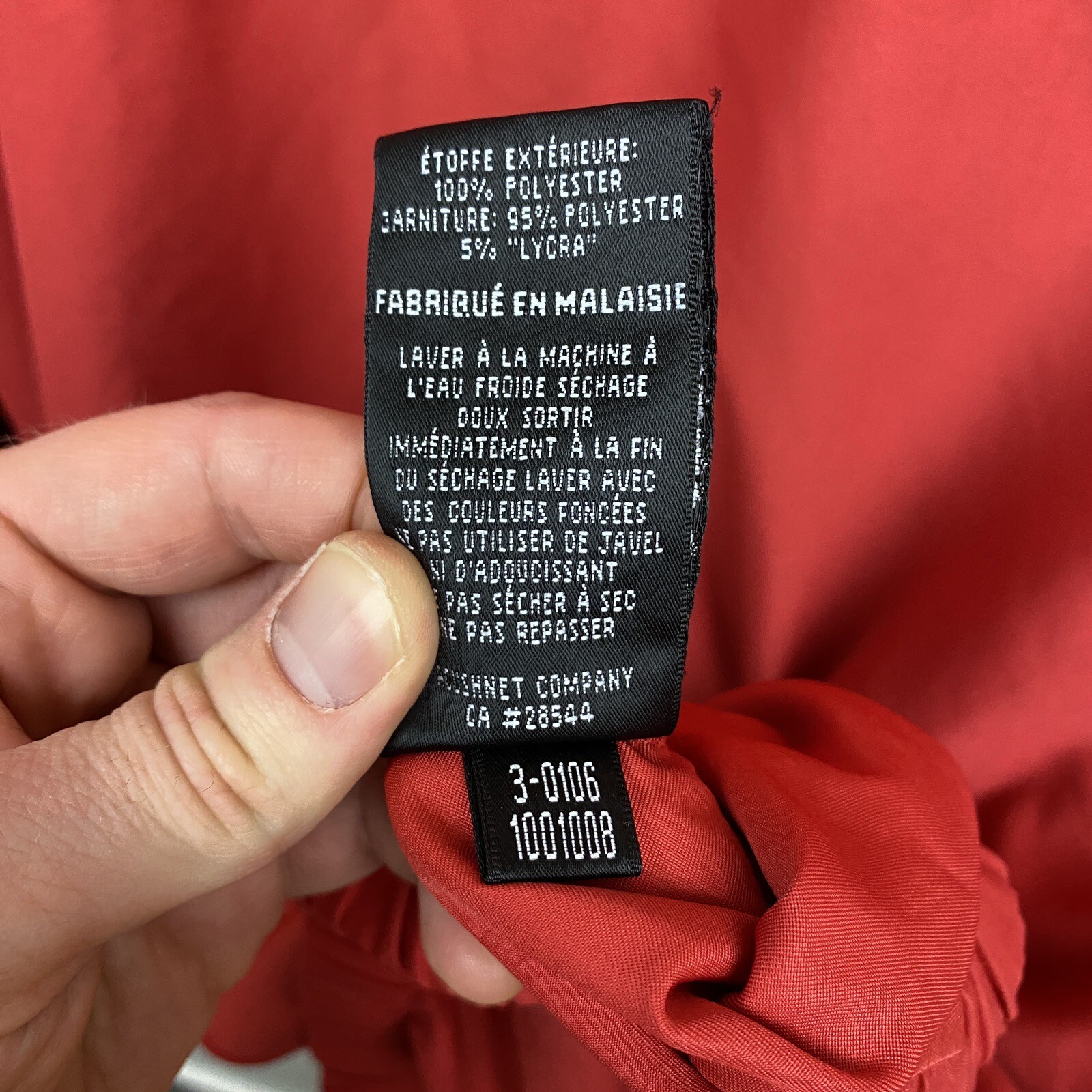 Footjoy windshirt mens xl red long sleeve pullover solid beech hollow V Neck